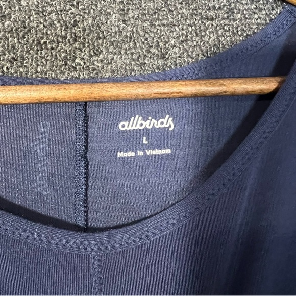 Women's Allbirds Long Sleeve Navy Top - Picture 5 of 10